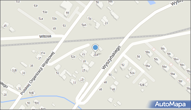 Radzymin, Wyszyńskiego Stefana, ks. kard., 21B, mapa Radzymin