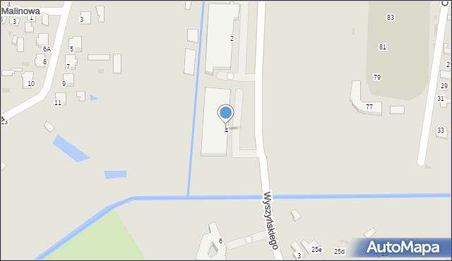 Radzyń Podlaski, Wyszyńskiego Stefana, ks. kard., 4, mapa Radzyń Podlaski