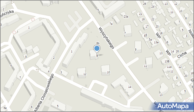 Radzyń Podlaski, Wyszyńskiego Stefana, ks. kard., 8, mapa Radzyń Podlaski