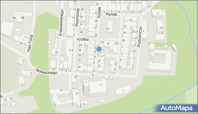 Reszel, Wyspiańskiego Stanisława, 16, mapa Reszel