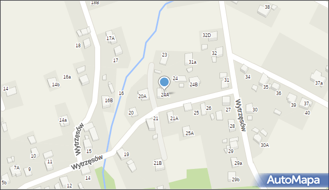 Rogów, Wytrzęsów, 24A, mapa Rogów