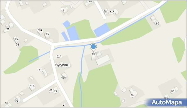 Rogów, Wyzwolenia, 63, mapa Rogów