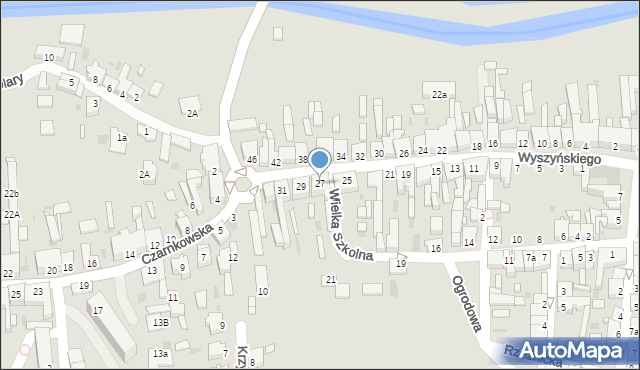 Rogoźno, Wyszyńskiego Stefana, ks. kard., 27, mapa Rogoźno