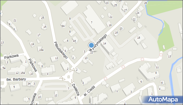 Ropczyce, Wyszyńskiego Stefana, ks. kard., 12, mapa Ropczyce