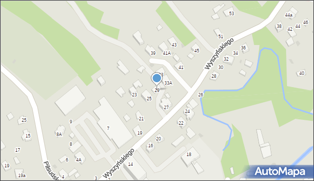 Ropczyce, Wyszyńskiego Stefana, ks. kard., 29, mapa Ropczyce