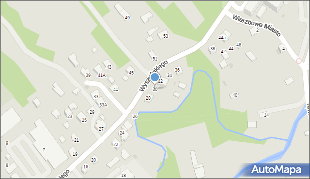 Ropczyce, Wyszyńskiego Stefana, ks. kard., 30, mapa Ropczyce