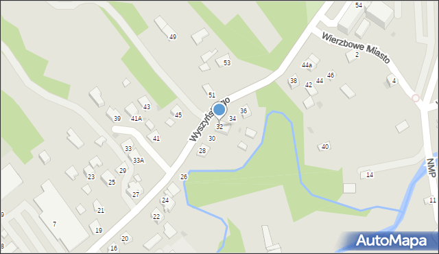Ropczyce, Wyszyńskiego Stefana, ks. kard., 32, mapa Ropczyce