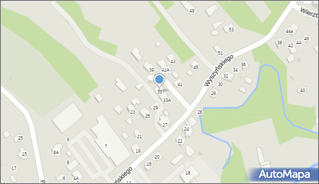 Ropczyce, Wyszyńskiego Stefana, ks. kard., 33, mapa Ropczyce