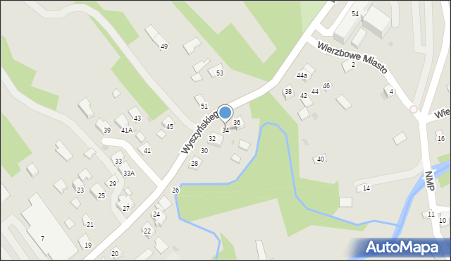 Ropczyce, Wyszyńskiego Stefana, ks. kard., 34, mapa Ropczyce