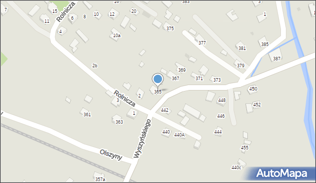 Ropczyce, Wyszyńskiego Stefana, ks. kard., 365, mapa Ropczyce