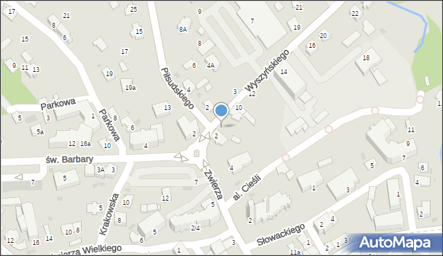 Ropczyce, Wyszyńskiego Stefana, ks. kard., 4, mapa Ropczyce