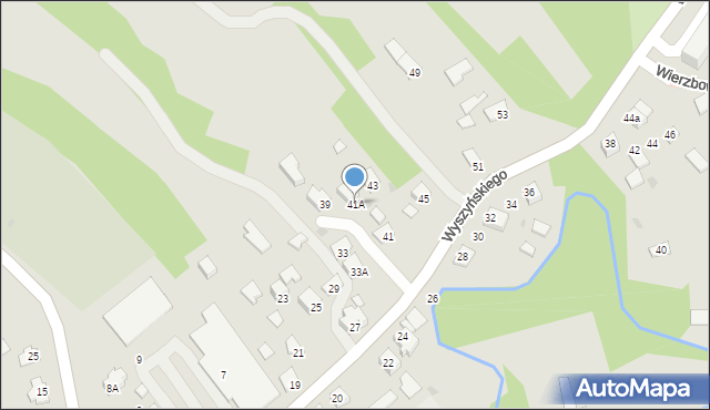 Ropczyce, Wyszyńskiego Stefana, ks. kard., 41A, mapa Ropczyce