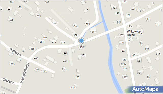 Ropczyce, Wyszyńskiego Stefana, ks. kard., 450, mapa Ropczyce