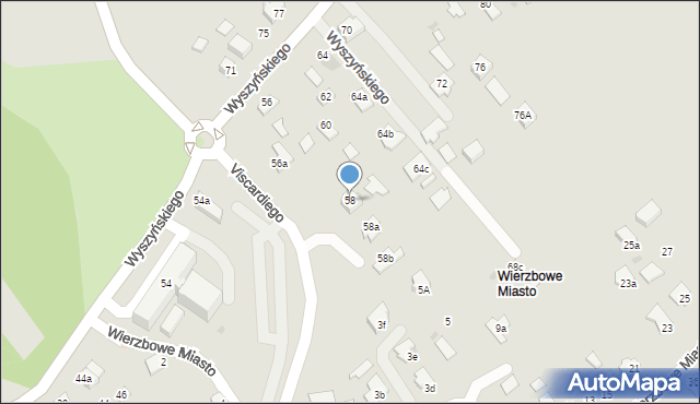 Ropczyce, Wyszyńskiego Stefana, ks. kard., 58, mapa Ropczyce