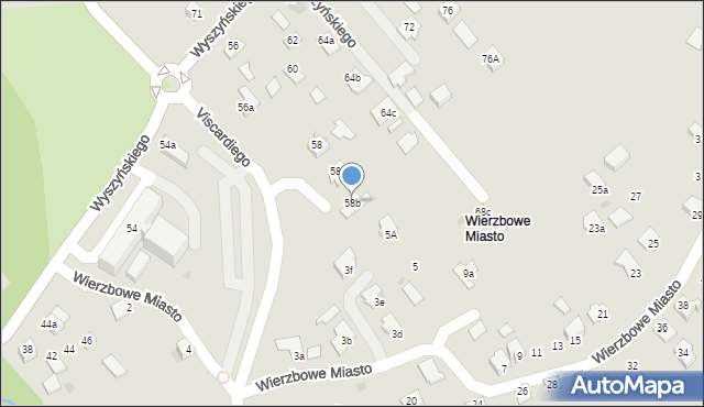 Ropczyce, Wyszyńskiego Stefana, ks. kard., 58b, mapa Ropczyce