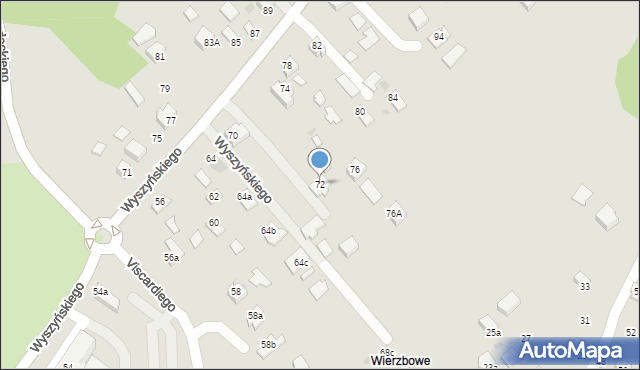 Ropczyce, Wyszyńskiego Stefana, ks. kard., 72, mapa Ropczyce