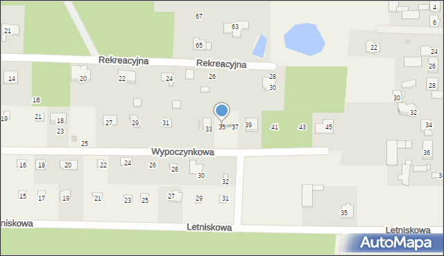 Rozalin, Wypoczynkowa, 35, mapa Rozalin