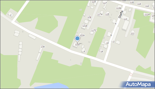 Ruda Śląska, Wyzwolenia, 121c, mapa Rudy Śląskiej