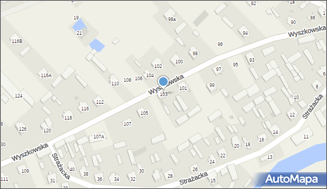 Rybno, Wyszkowska, 103, mapa Rybno