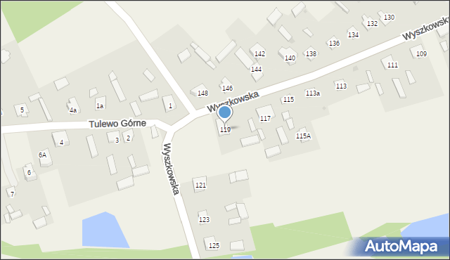 Rybno, Wyszkowska, 119, mapa Rybno