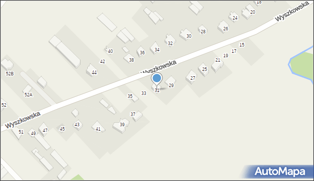 Rybno, Wyszkowska, 31, mapa Rybno