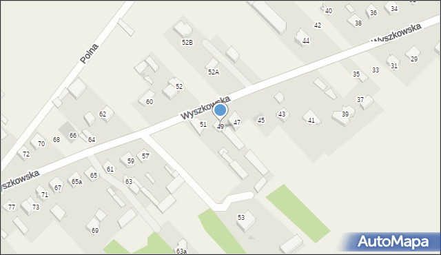 Rybno, Wyszkowska, 49, mapa Rybno