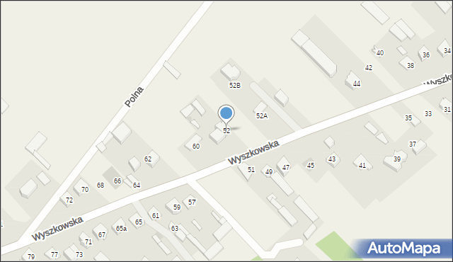 Rybno, Wyszkowska, 52, mapa Rybno