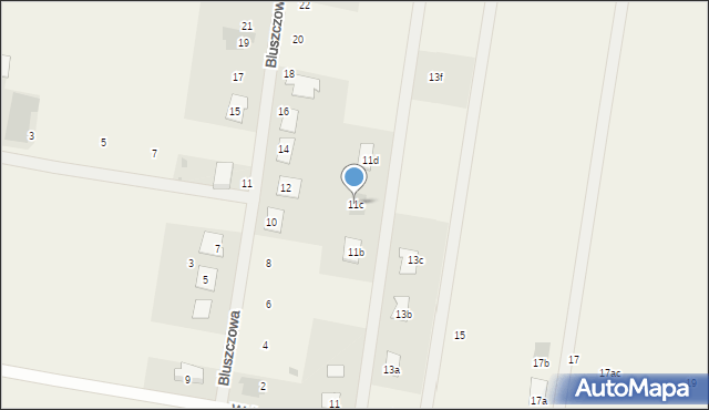 Rynarzewo, Wybudowanie, 11c, mapa Rynarzewo