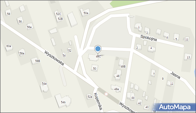 Rząśnik, Wyszkowska, 48C, mapa Rząśnik