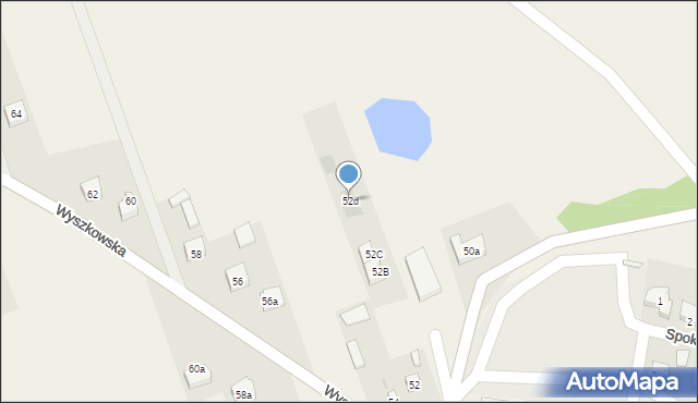 Rząśnik, Wyszkowska, 52d, mapa Rząśnik