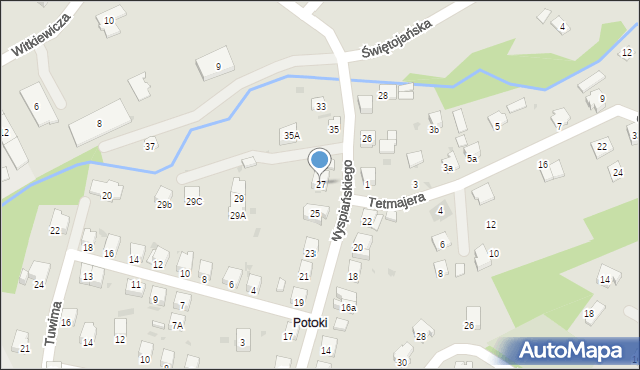Sanok, Wyspiańskiego Stanisława, 27, mapa Sanok