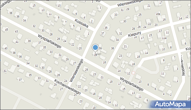 Sępólno Krajeńskie, Wyspiańskiego Stanisława, 18, mapa Sępólno Krajeńskie