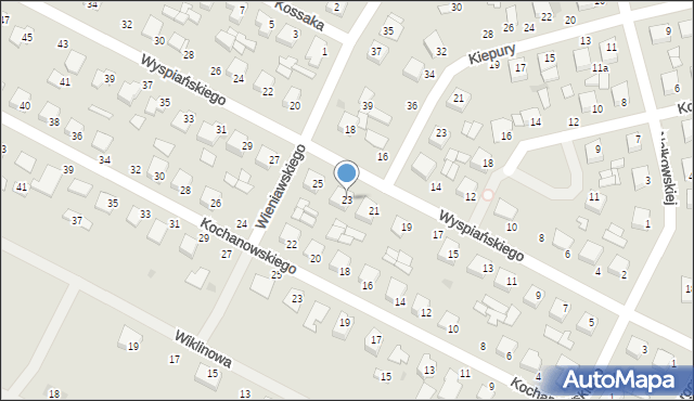 Sępólno Krajeńskie, Wyspiańskiego Stanisława, 23, mapa Sępólno Krajeńskie