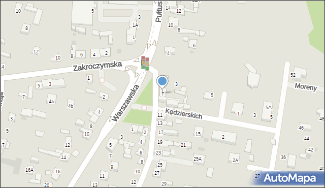 Serock, Wyzwolenia, 7, mapa Serock