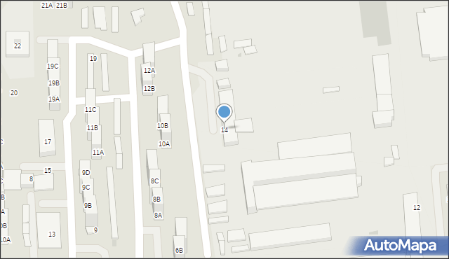 Siemianowice Śląskie, Wyzwolenia, 14, mapa Siemianowice Śląskie