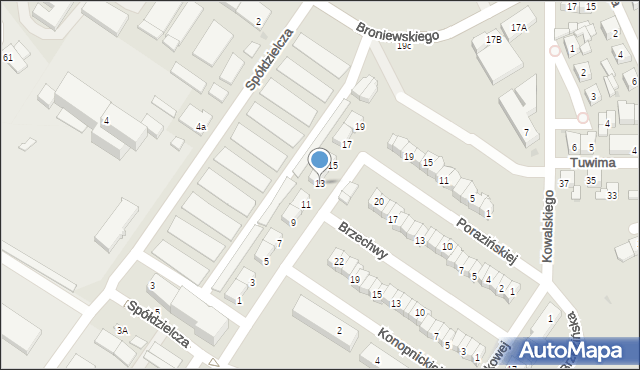 Sieradz, Wyspiańskiego Stanisława, 13, mapa Sieradz
