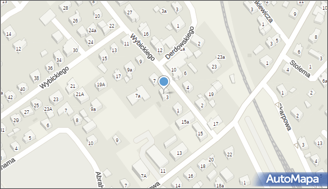 Sierakowice, Wybickiego Józefa, gen., 5, mapa Sierakowice