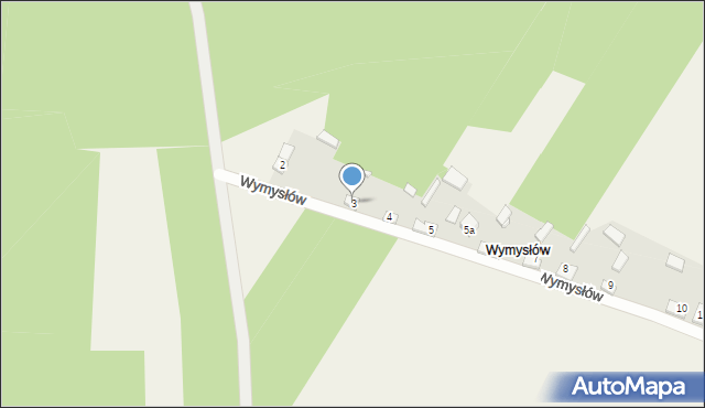 Silnica, Wymysłów, 3, mapa Silnica