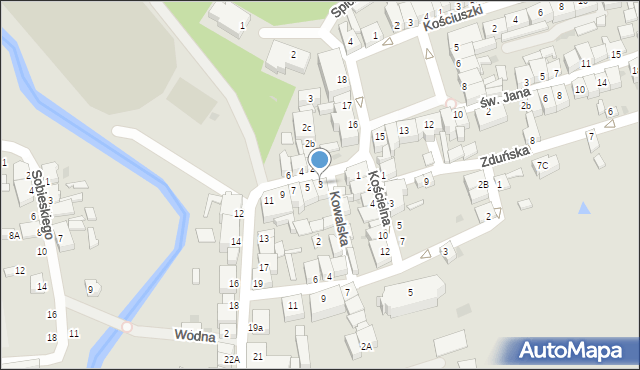 Skarszewy, Wybickiego Józefa, gen., 3, mapa Skarszewy