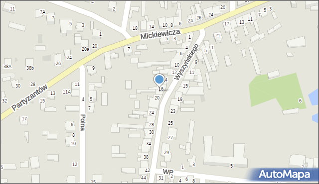 Skaryszew, Wyszyńskiego Stefana, ks. kard., 18, mapa Skaryszew