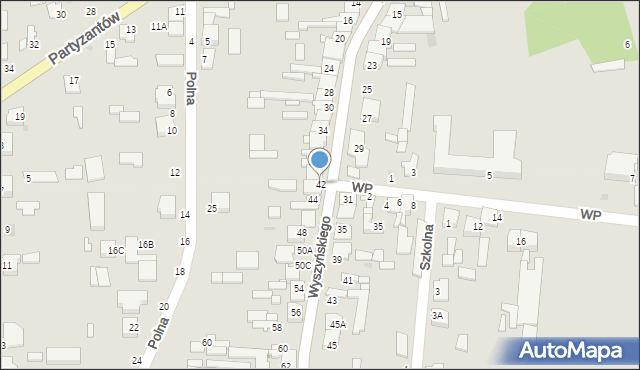 Skaryszew, Wyszyńskiego Stefana, ks. kard., 42, mapa Skaryszew