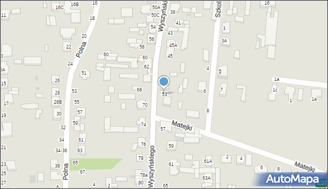 Skaryszew, Wyszyńskiego Stefana, ks. kard., 53, mapa Skaryszew