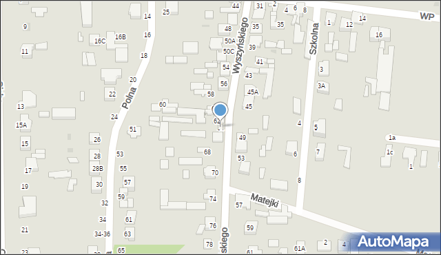 Skaryszew, Wyszyńskiego Stefana, ks. kard., 64, mapa Skaryszew