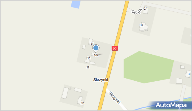 Skarżyn, Wyszogrodzka, 36A, mapa Skarżyn