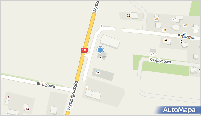 Skarżyn, Wyszogrodzka, 5, mapa Skarżyn