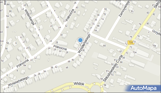 Skierniewice, Wyspiańskiego Stanisława, 19, mapa Skierniewic