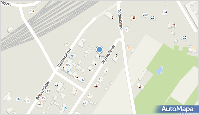 Sochaczew, Wyzwolenia, 2, mapa Sochaczew