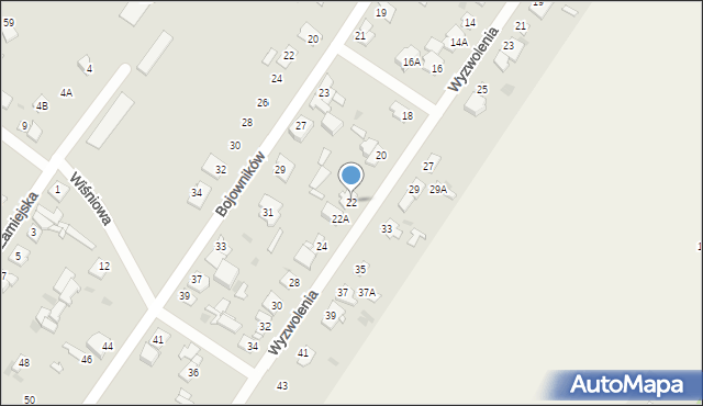 Sochaczew, Wyzwolenia, 22, mapa Sochaczew