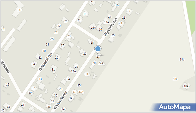 Sochaczew, Wyzwolenia, 27, mapa Sochaczew