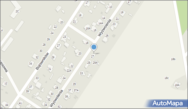 Sochaczew, Wyzwolenia, 27A, mapa Sochaczew